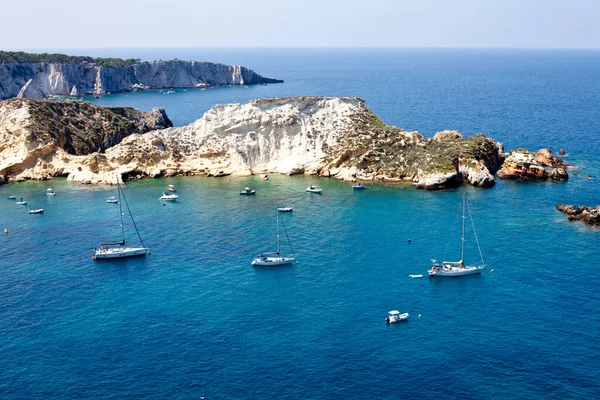 Vista Las Islas Tremiti Isla San Domino Italia Vista Panorámica — Foto de Stock