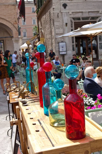 Ascoli Piceno Italien September 2020 Antiquitäten Und Vintage Markt Den — Stockfoto