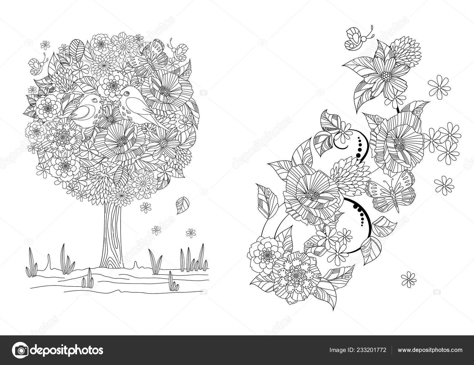 440+ Nature Design Coloring Book Free Images