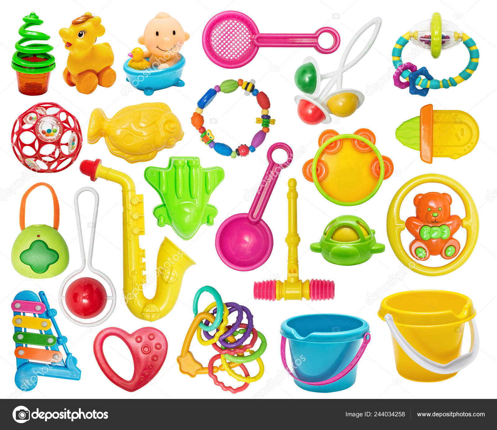 plastic toy buckets