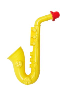 Beyaz izole yenidoğan Boru Plastik parlak oyuncak