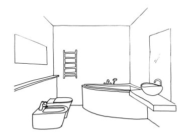 Banyo, grafik kroki, liner