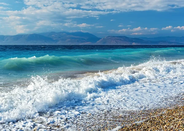 Diakopto ギリシャ コリント湾またはコリントス湾 — ストック写真