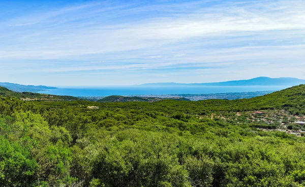 Utsikt Över Staden Kalamata Peloponnesos Grekland — Stockfoto