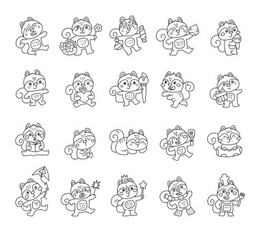 Sincap karakteri çok farklı duyguları olan ve tatil, doğum günü, sevgililer günü, yemek pişirme, spor yapma, okuma, uyku, dinlenme, kutlama, resim yapma gibi pozlar veren ana hat sanatında yer alır.