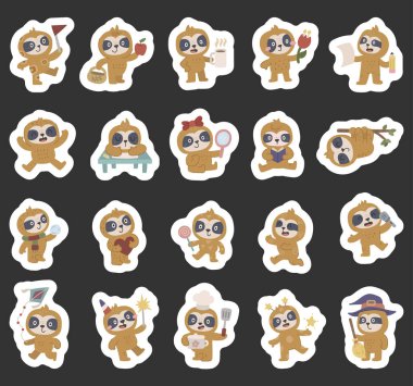 İskandinav tarzında hazırlanmış tembel bir karakter farklı duygular gösterir ve çalışma, okuma, yemek pişirme, uyku, doğum günü, sevgililer günü, bayram, geçit töreni, festival gibi pozlar verir.