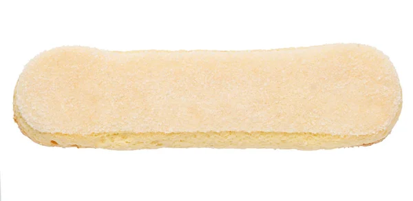 Традиційний італійський Savoiardi наперстянка пурпурова печиво на білому фоні — стокове фото
