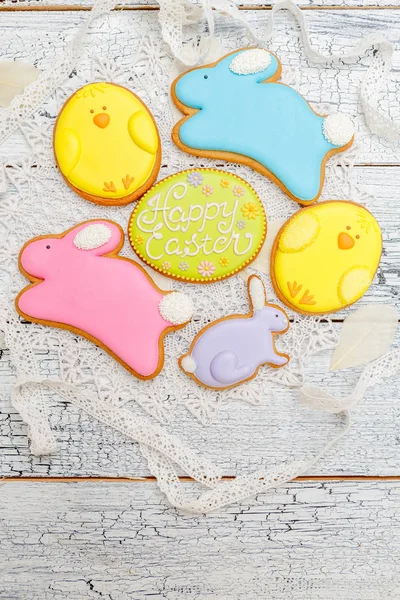 Belos biscoitos de Páscoa — Fotografia de Stock