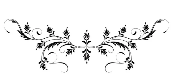 Vintage bloemen ornament — Stockvector