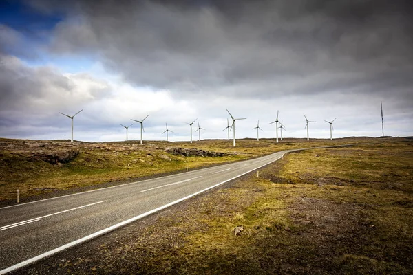 Boerderij Wind Eiland Van Faeröer — Stockfoto