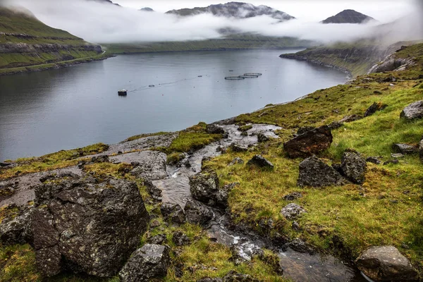 Schöne Aussicht Auf Die Färöer Inseln — Stockfoto