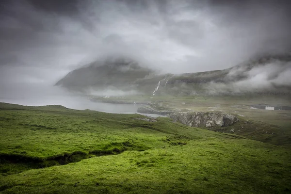 Дощовий День Фарерських Островах — стокове фото
