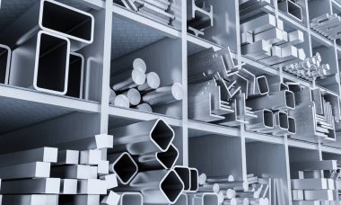 metal profil 3d işleme görüntü farklı tür