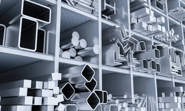 metal profil 3d işleme görüntü farklı tür