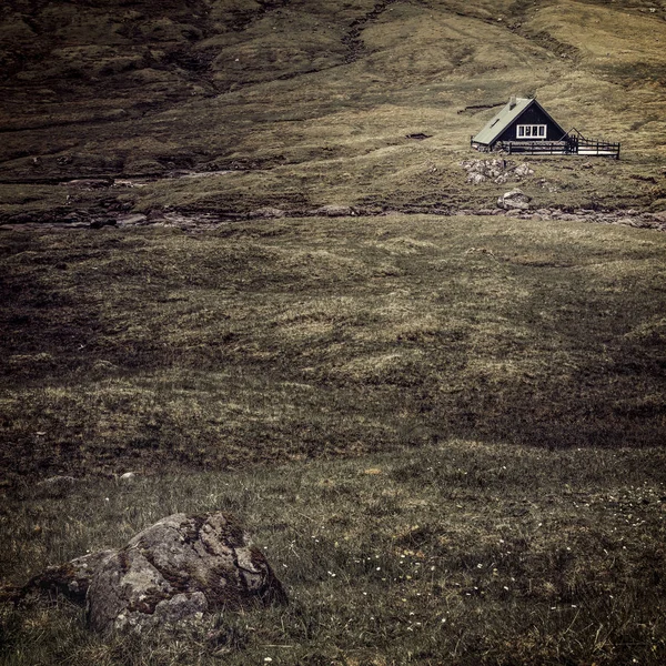 Casas Las Islas Saksun Faroe —  Fotos de Stock
