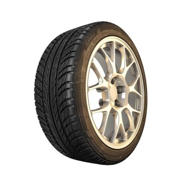 kullanılmayan araba lastik 3D görüntü