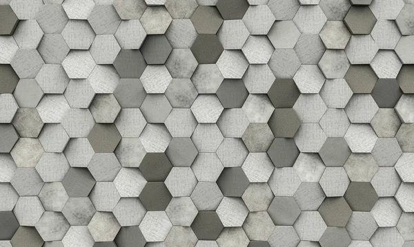 Forme hexagonale fond — Photo