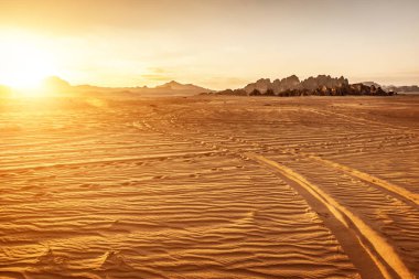 Wadi rum peyzaj