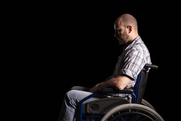 Patiënt op wheelschair — Stockfoto