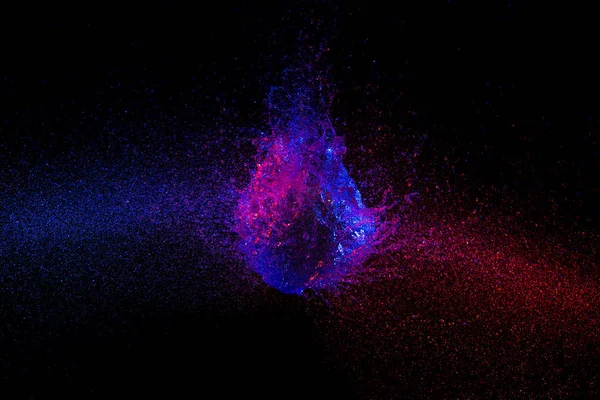 Nopea valokuvaus. kuva ilmapallon räjähdyksestä — kuvapankkivalokuva