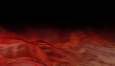 Geometrik ızgara desen dalgasının görüntüsü