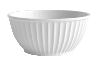 3d Empty white bowl isolated