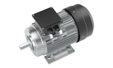 3d Industrial electric motor transparent background