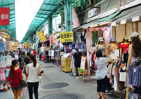 Kaohsiung Taiwan Августа 2018 Года Туристический Рынок Nan Hua Продает — стоковое фото