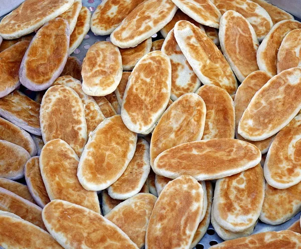 Freshly Baked Tongue Biscuits Called Because Shape — Stock Photo, Image