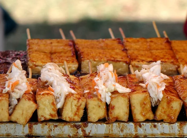 Stinky Fermented Tofu Pickled Cabbage Hot Sauce Popular Taiwan — Stock Photo, Image