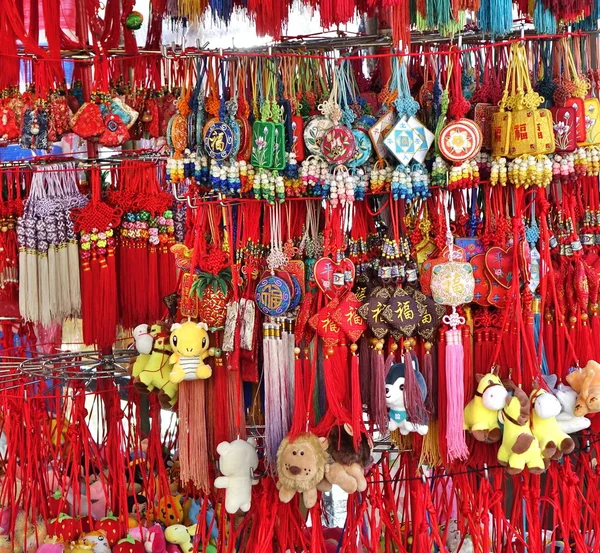 A Street Vendor Sells Scented Sachets — Stock Photo, Image