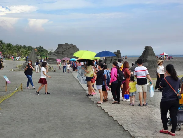 Le Black Sand Sculpture Festival à Taiwan — Photo