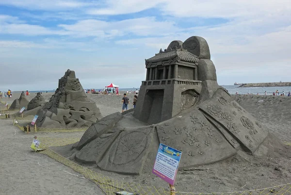 The Black Sand Sculpture Festival in Taiwan