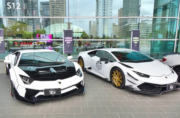 Lamborghini розкішні спортивні автомобілі — стокове фото