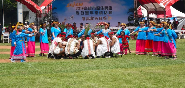 Fiesta de la Cosecha del Pueblo Rukai en Taiwán — Foto de Stock