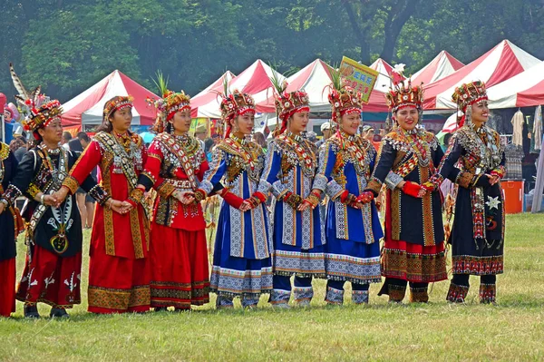 Festiwal żniwnych ludzi Rukai na Tajwanie — Zdjęcie stockowe