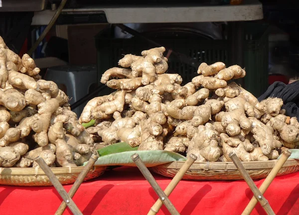 Fresh Ginger Roots — Stock Photo, Image