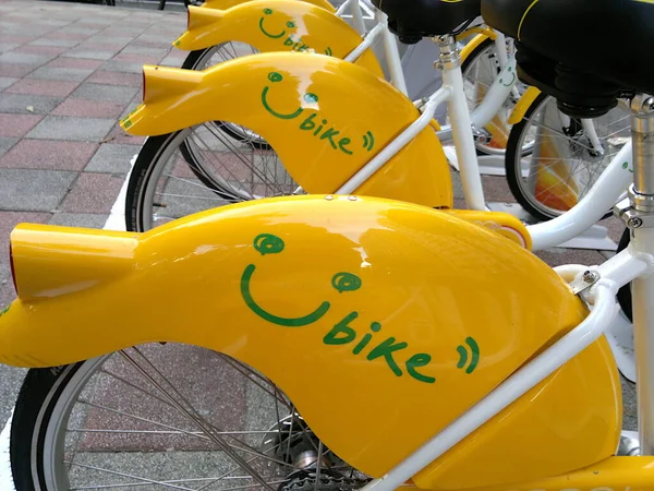 Kaohsiung Taiwan June 2020 Kaohsiung City Government Installs New Bike — Stock Photo, Image