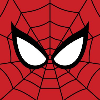 Süper kahraman vektör maskesi. Büyük gözler