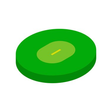 Kriket Sahası izometrik görünümde, kriket stadyumu