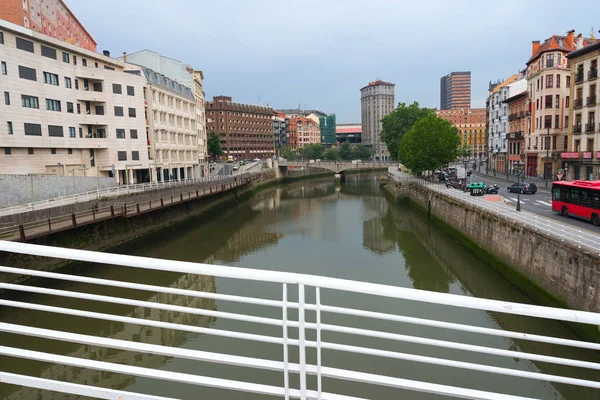 Piękny Widok Centrum Miasta Bilbao Hiszpania — Zdjęcie stockowe