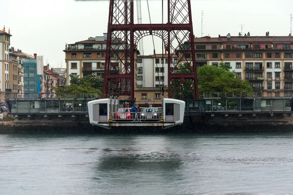 View Vizcaya Bridge Bilbao Spain — Stock Photo, Image