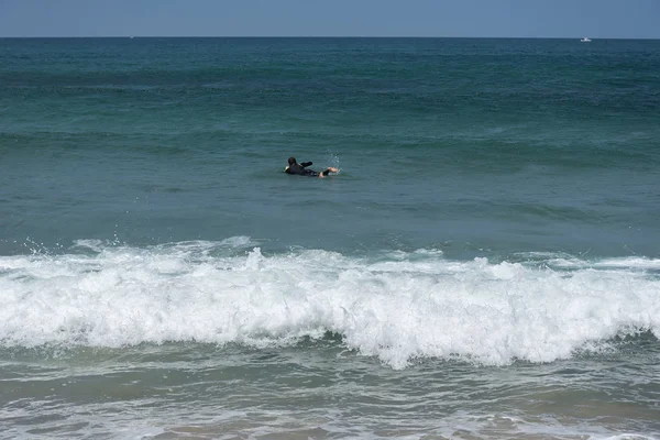 Onda Oceânica Atlântica Costa Espanhola — Fotografia de Stock