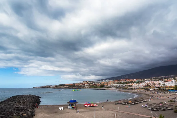 Atlantic Ocean Coast Costa Adeje City Tenerife Island Canary Islands — Stock Photo, Image