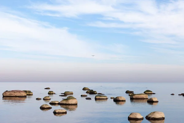 Stones Gulf Riga Baltic Sea — Stock Photo, Image