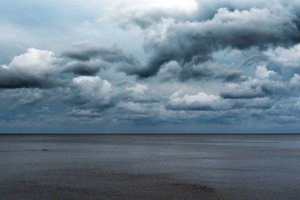 Wolken Boven Golf Van Riga Baltische Zee — Stockfoto