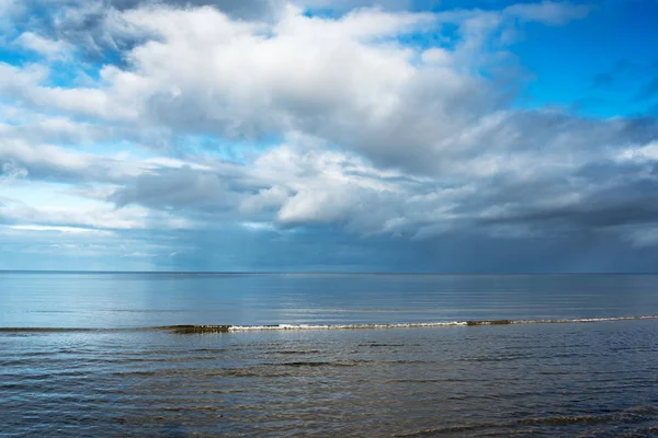 Calme Golfe Riga Mer Baltique — Photo