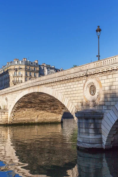 Paris Seine Nehri Üzerinde Louis Philippe Köprü — Stok fotoğraf