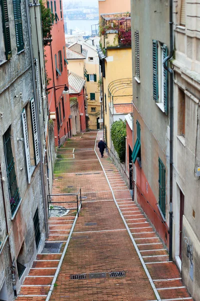 イタリア ジェノバ市の経路 — ストック写真