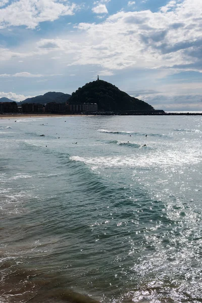 Evening Time Biscay Bay Next Donostia Spain — Stock Photo, Image
